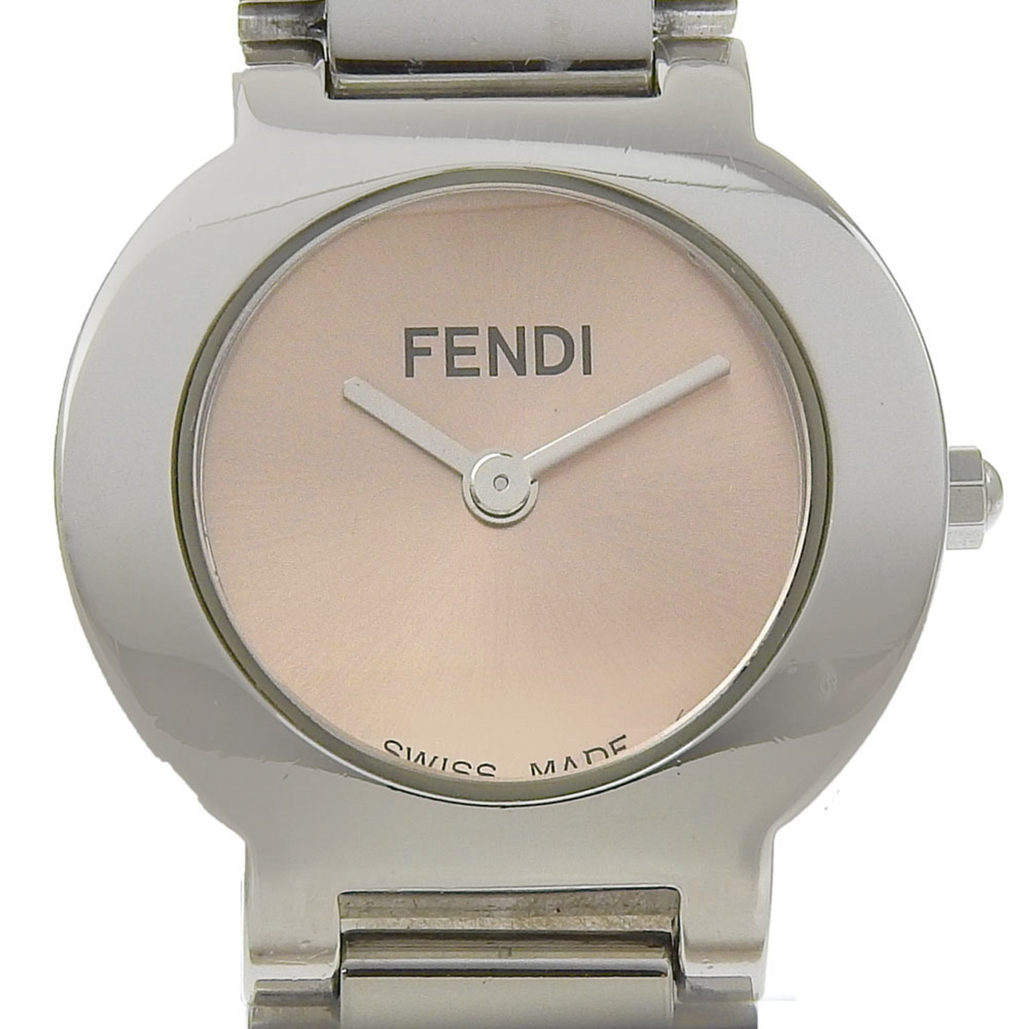 Fendi Olologi Women's Watch, 3050L Stainless Steel with Bronze Quartz Movement, Analog Display, Cham