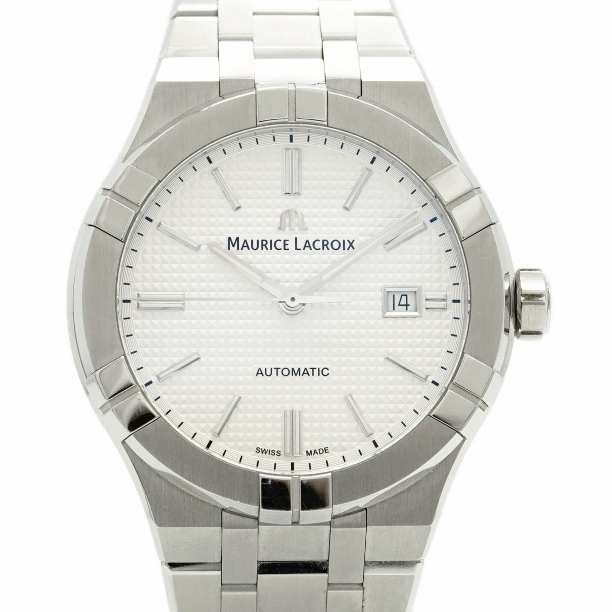 Maurice Lacroix Aicon AI6008-SS002-130-1 Silver Dial Men's Watch