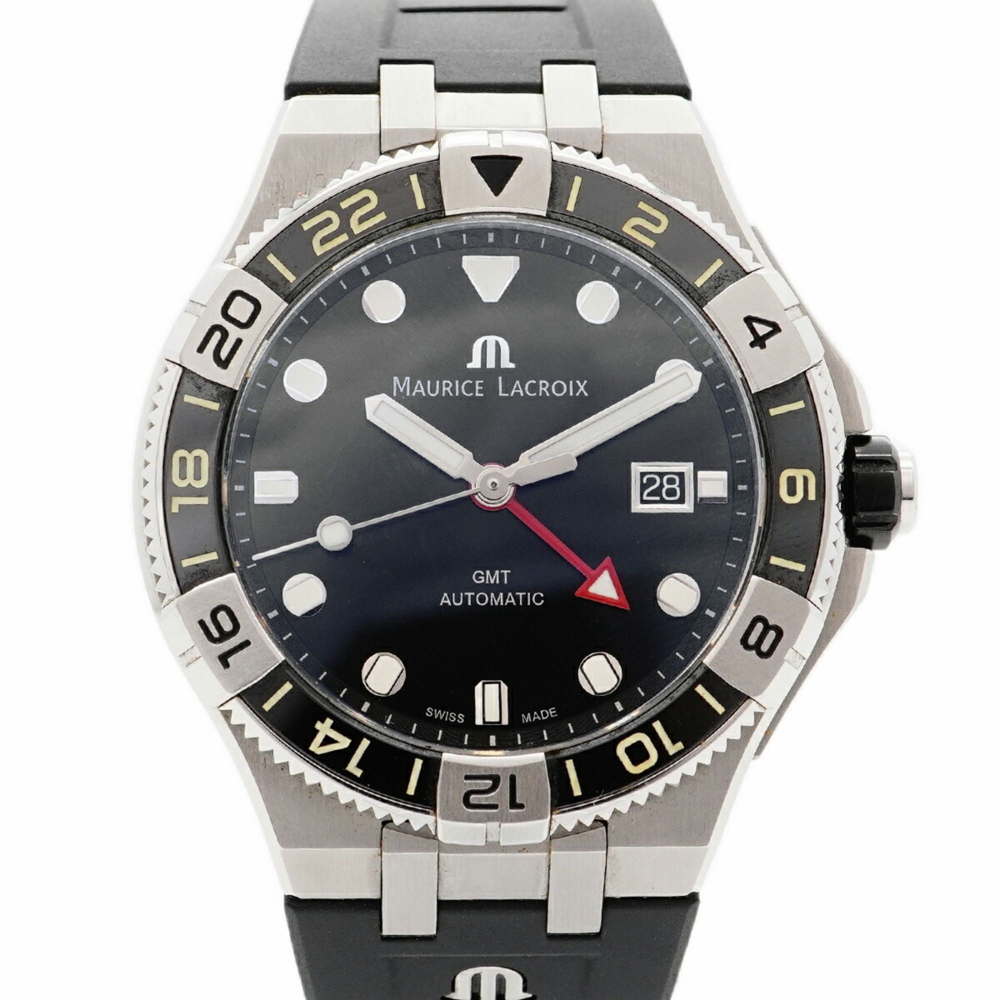 Maurice Lacroix Aikon Venturer GMT AI6158 Black Dial Men's Watch