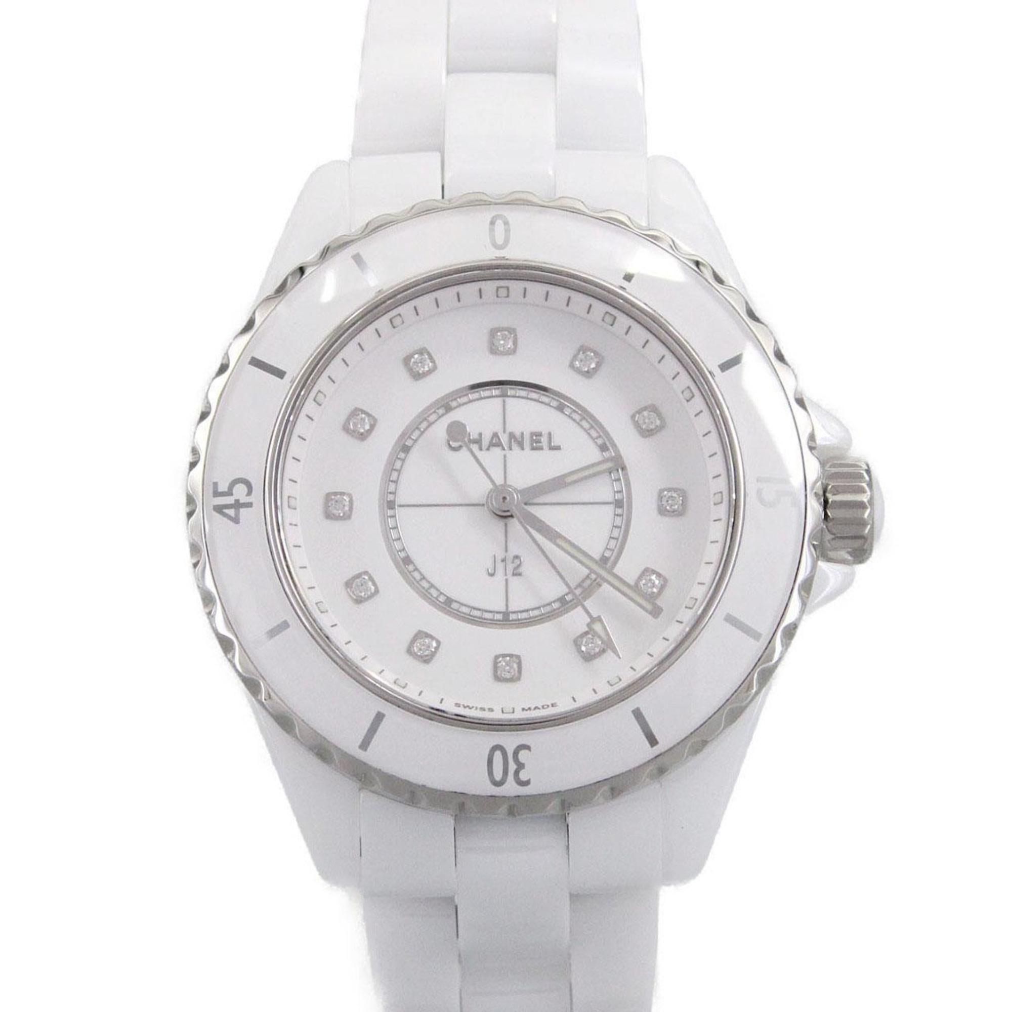Chanel J12 33mm Ceramic 12P H5703 Quartz Watch