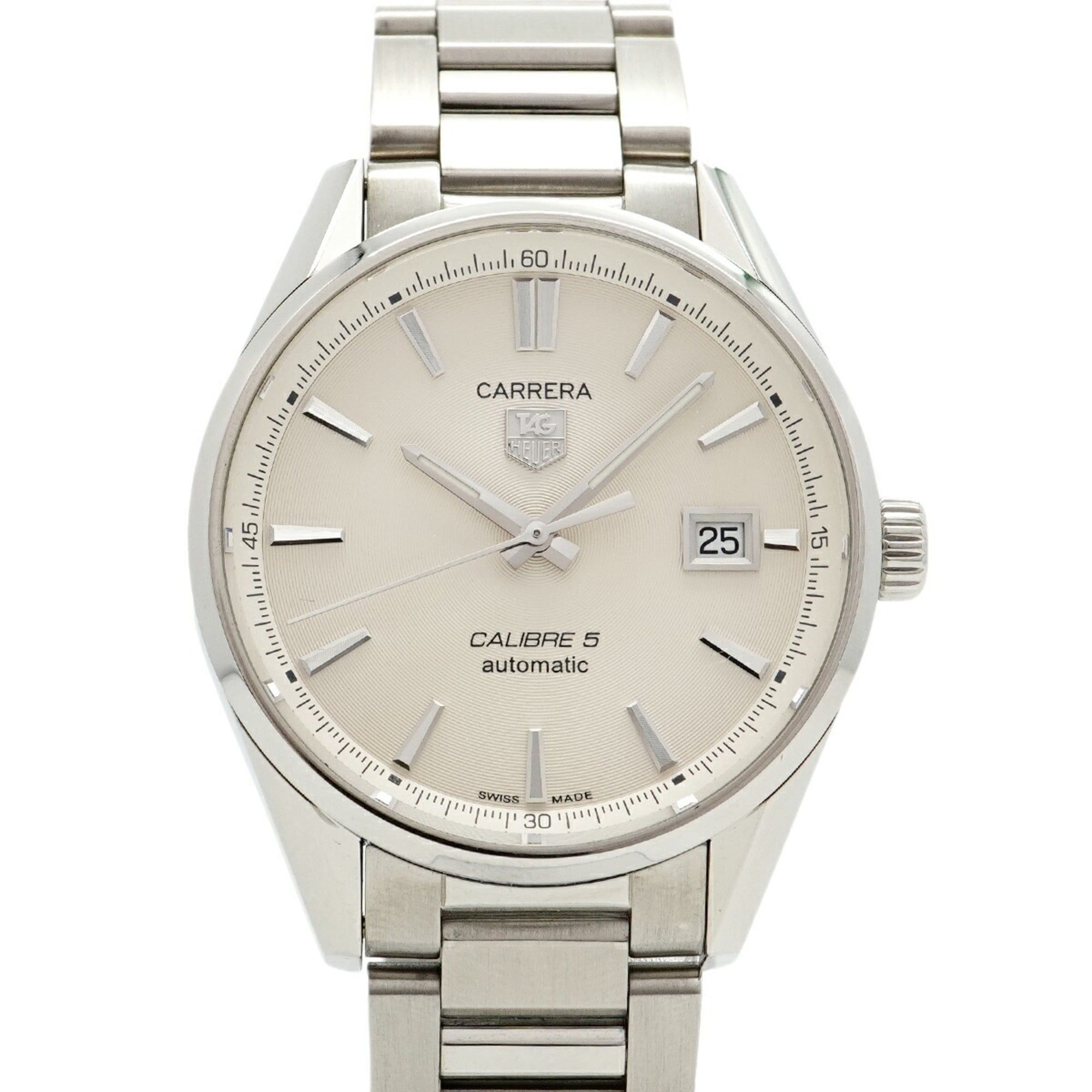 TAG Heuer Carrera WAR211B White Dial Men's Watch