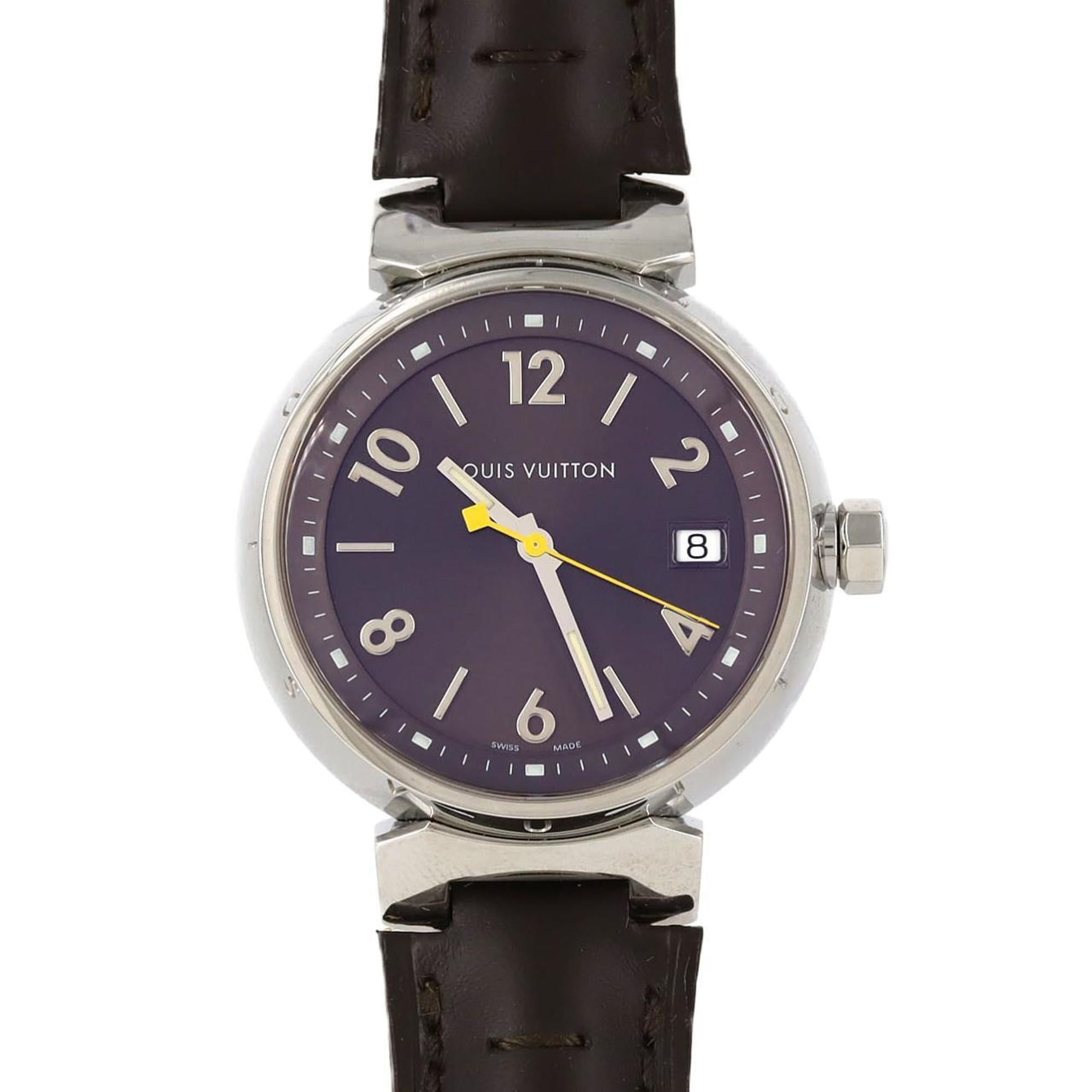 Louis Vuitton Tambour Q1311 Stainless Steel Quartz Watch