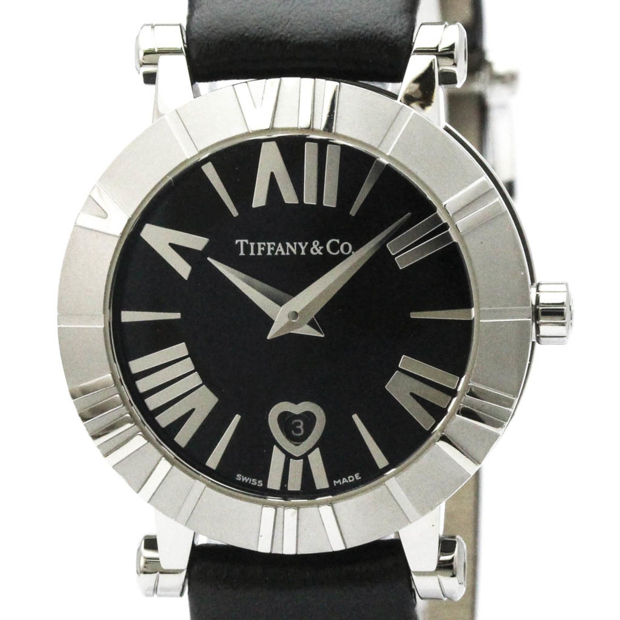 TIFFANY Atlas Ceramic Steel Quartz Watch Z1300.11.11A10A41A Polished