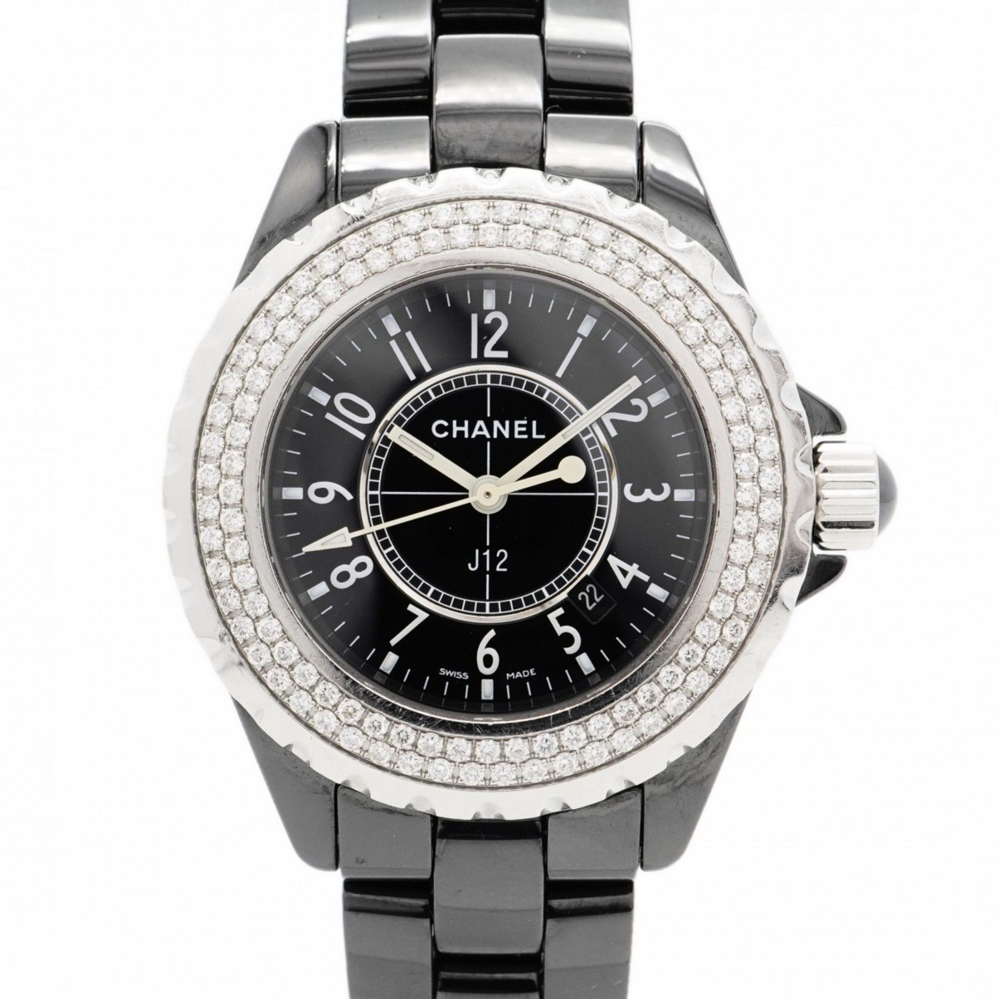 Chanel J12 H0949 Black Dial Women's Watch