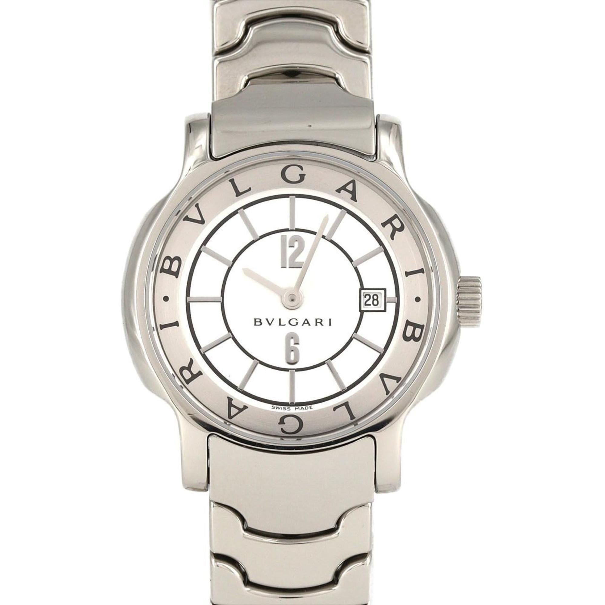 Bvlgari Solotempo ST29S ST29WSSD Stainless Steel Quartz Watch