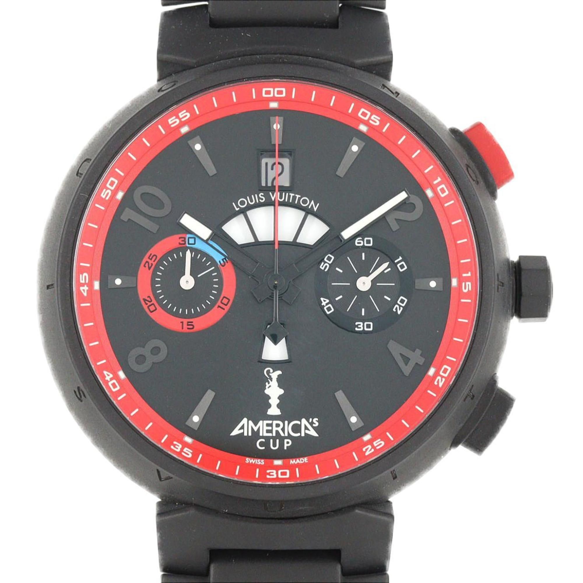 Louis Vuitton Tambour America's Cup Chronograph LIMITED Q102H Stainless Steel Automatic Watch