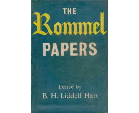 F. M. Erwin Rommel and Frau Rommel Signed Book The Rommel Papers Edited by B H Liddell Hart 1953 First Edition Hardback Book 
