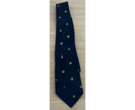 World War II Royal Air Force Squadron Tie. All autographs are genuine hand signed and come with a Certificate of Authenticity