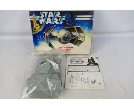 Denys Fisher - A boxed vintage 1978 Denys Fisher Darth Vader Tie Fighter plastic model kit. The kit (approximately 1:39 scale