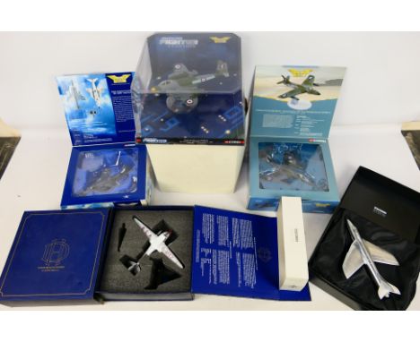 Corgi Aviation Archive - Oxford Aviation - Five boxed 1:72 scale diecast military aircraft models. Lot includes Corgi Limited