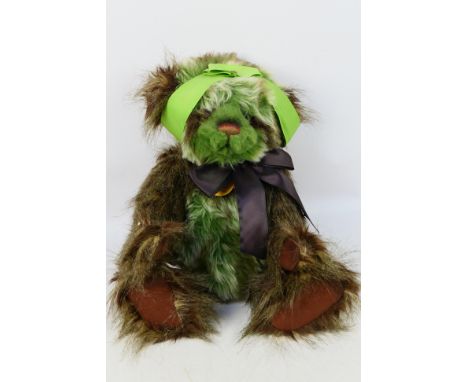 Charlie Bears - A Charlie Bears CB131348 'Wozley' designed by Isabelle Lee. The fully jointed bear stands approximately 43cms