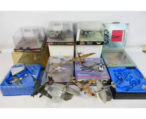 Corgi Aviation Archive - A mixed group of boxed and unboxed 1:72 scale diecast model military aircraft from various Corgi ran