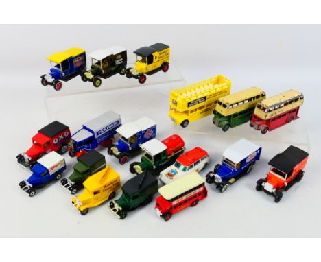 Dinky - Corgi - Matchbox - Diecast - A selection of 18 unboxed diecast vehicles, mostly matchbox. include 2 original Dinky bu