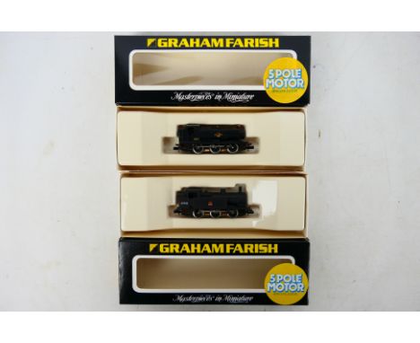 Graham Farish - Two boxed N gauge tank locomotives by Graham Farish. Lot consists of #1105 Class 94xx 0-6-0 Pannier Op.No. 94