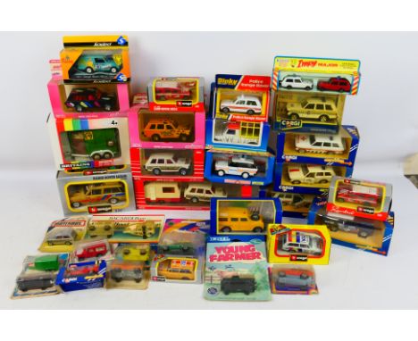 Corgi, Majorette, Burago and others - approx 30 diecast (and similar) model Range Rovers and Land Rovers, all appear mint in 