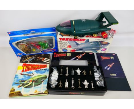 Tactic - Cheng Ching - Li-Lo - Thunderbirds - A 50th anniversary Thunderbirds chess set (53270). An R/C Thundercop (CS-9370) 