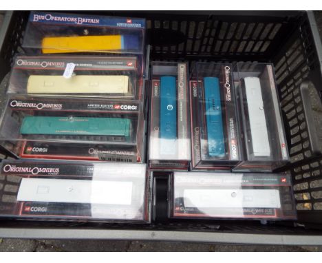 Original Omnibus by Corgi (and similar) - 20 off 1:76 scale model buses, all appear mint in ex or better original boxes   (th
