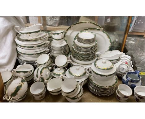 An Extensive Royal Worcester Connaught pattern part tea and dinner service, together with other part tea sets etc CONDITION R