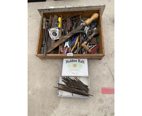 VARIOUS TOOLS - FILES, RASPS, SCREWDRIVERS ETC 