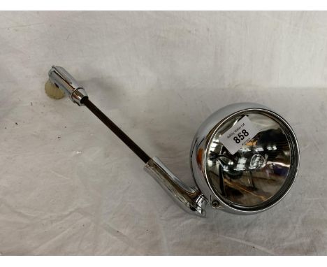 A VINTAGE 1950S CHROME POLICE CAR LAMP 