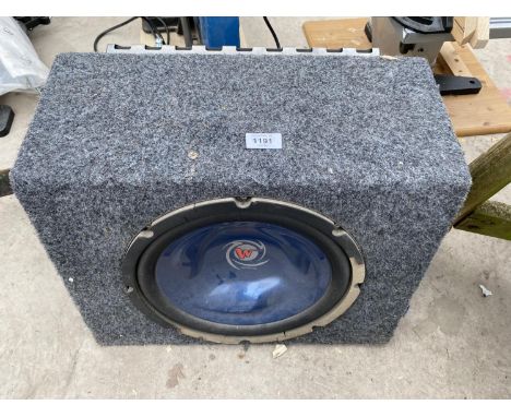 A KENWOOD WOOFER SPEAKER 