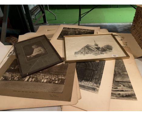 A LARGE QUANTITY OF BLACK AND WHITE PRINT PHOTOGRAPHS 