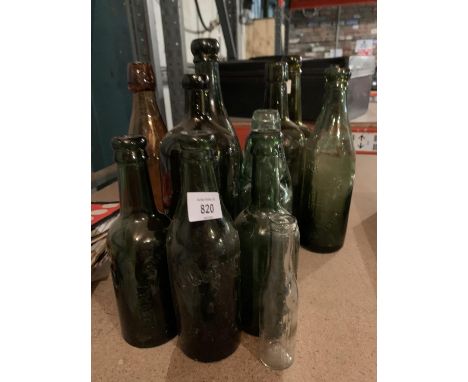 TWELVE VINTAGE BOTTLES 
