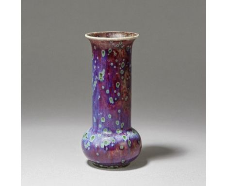 RUSKIN POTTERY (1898-1935)Vase, model no. 302, 1923Stoneware, high-fired flambé glaze.15.2 cm highProduced by Ruskin Pottery,