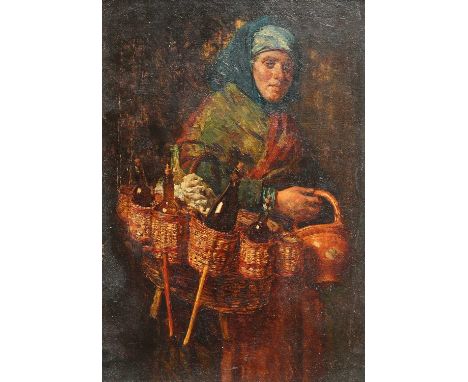 *** LUCA (19TH CENTURY) A VENETIAN WINE SELLER Indistinctly inscribed
Oil on panel33.5cm x 23.5cm