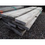 12x Hardwood Seasoned Sawn Timber Square Edged English Beech Boards / Slabs