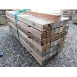 50x Softwood Sawn Untreated Larch / Douglas Fir Posts 3" X 3" X 6FT