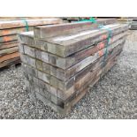 50x Softwood Sawn Untreated Larch / Douglas Fir Posts 3" X 3" X 6FT