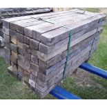 49x Hardwood Air Dried Sawn English Oak Posts ( Rejects)
