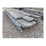 17 x Softwood Air Dried Sawn Timber Beams / Boards / Slabs