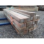 30x Softwood Sawn Untreated Larch / Douglas Fir Posts 3" X 3" X 8FT