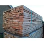 30x Softwood Timber Sawn Mixed Larch / Douglas Fir Fencing Rails 2" X 6" X 3M