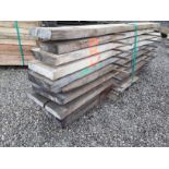 10x Hardwood Seasoned Sawn Timber Square Edged English Beech Boards / Slabs