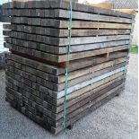 50x Hardwood Air Dried Rustic Timber Sawn English Oak Posts