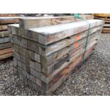 50x Softwood Sawn Untreated Larch / Douglas Fir Posts 3" X 3" X 6FT