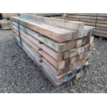 50x Softwood Sawn Untreated Larch / Douglas Fir Posts 3" X 3" X 8FT