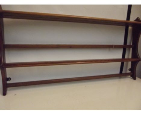 Ercol shelf unit in elm 