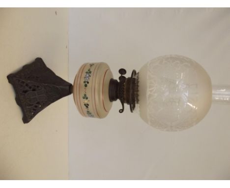 Early 20th century oil lamp
