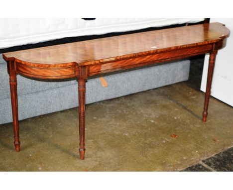 MAHOGANY CONSOLE TABLE     