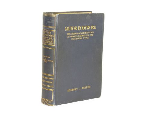 Herbert J. Butler - Motor Bodywork: The Design &amp; Construction of Private, Commercial and Passenger Types. A better than u