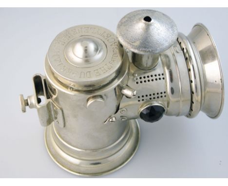 A White Manufacturing Co. 'Dupee' Acetylene Gas Lamp. Named after the patentee, John Dupee, this is a third model lamp dating