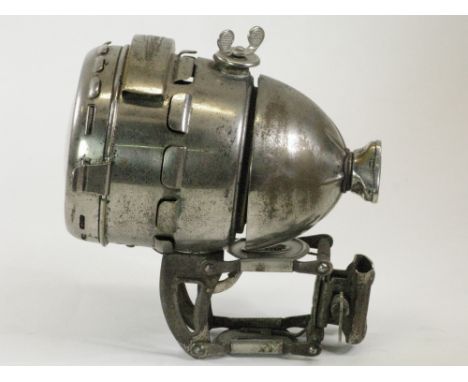 Frankonia Acetylene Gas Lamp. An unusual design, suitable for either bicycle or light motorcycle. A highly original lamp, wit