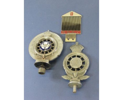 Royal Automobile Club of Victoria. Manufactured by Stoke &amp; Sons of Melbourne and numbered 29558, this solid nickel badge 