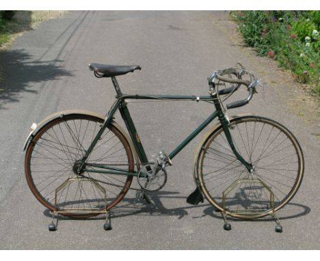 Buckley Brothers of Forest Hill. With a 21-inch frame numbered 2107, this is an early 1930s bicycle, delightfully retaining w