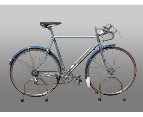 A c1951 Hetchins Nulli Secundus.  With 22-inch frame numbered H13911, this early bicycle has been finished in light grey and 