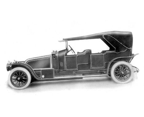 1913 Automobiles Renault.  A landscape-format brochure, 56pp, with good definition images, prices and English text. Cord-tied